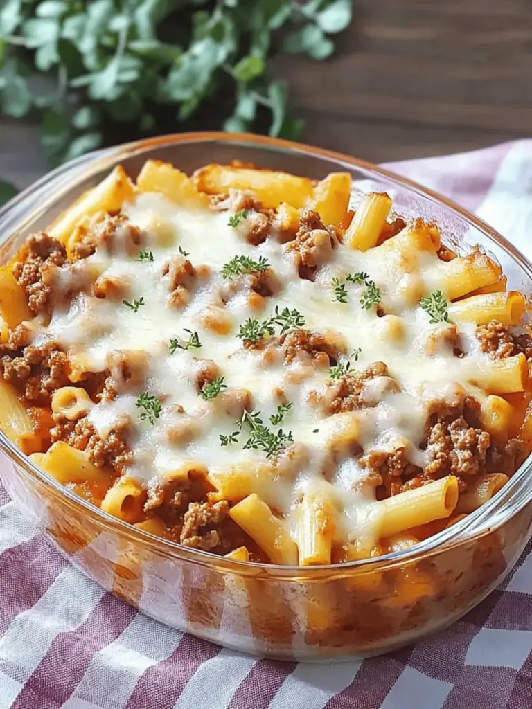 Nudelauflauf mit Hackfleisch