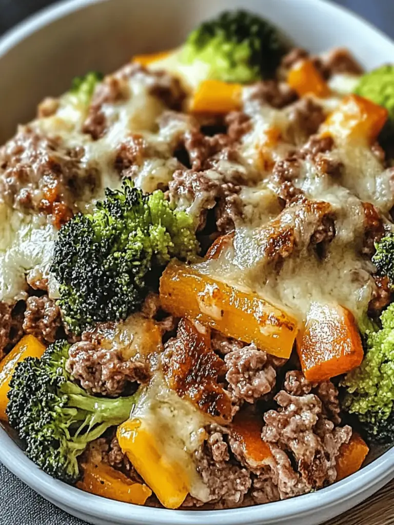 Fitness Auflauf mit Brokkoli und Hackfleisch