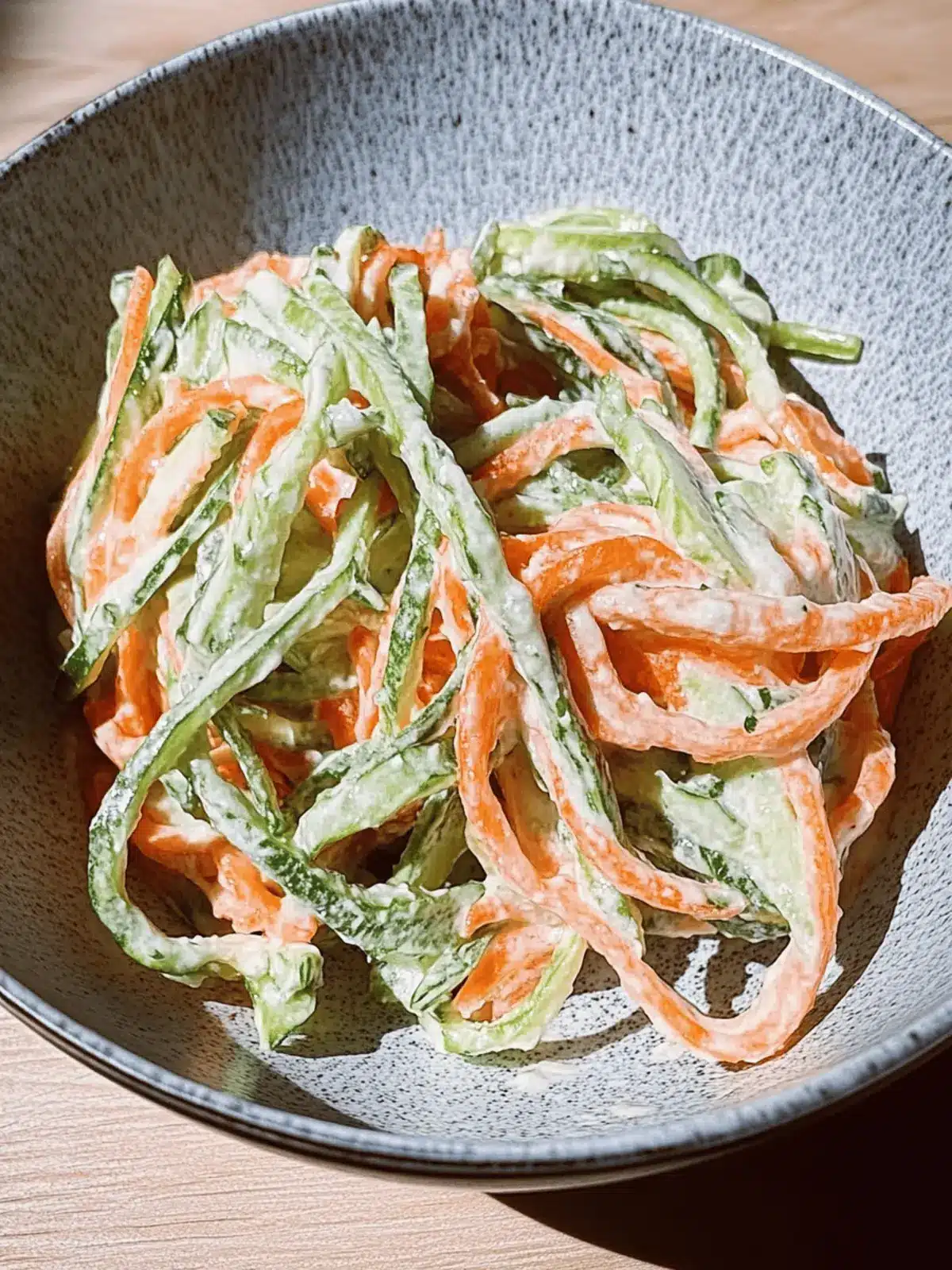 Cremiger Gurken- und Karottensalat – Einfache Rezepte 2 Cremiger Gurken- und Karottensalat – Einfache Rezepte Favorit
