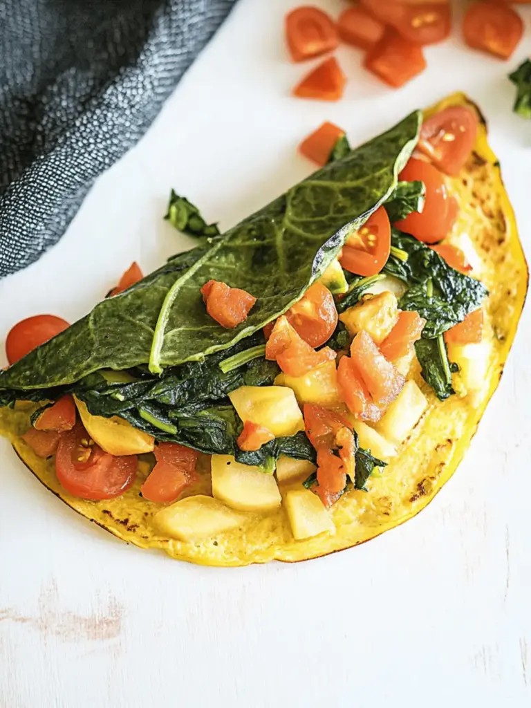 Veganer Tofu-Omelett