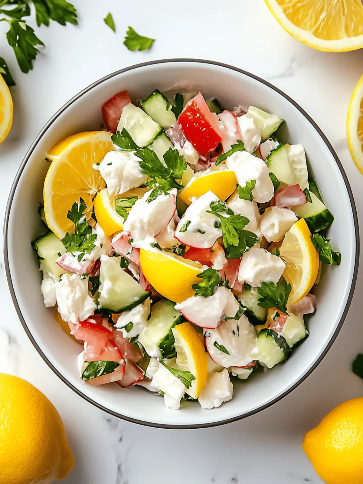 Schneller Gurkenkrabben-Salat für Fischliebhaber 2 Schneller & schmackhafter Fischgericht mit Gurkenkrabben-Salat