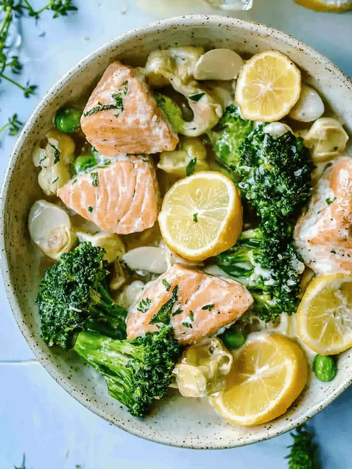 Ofenpasta mit Lachs