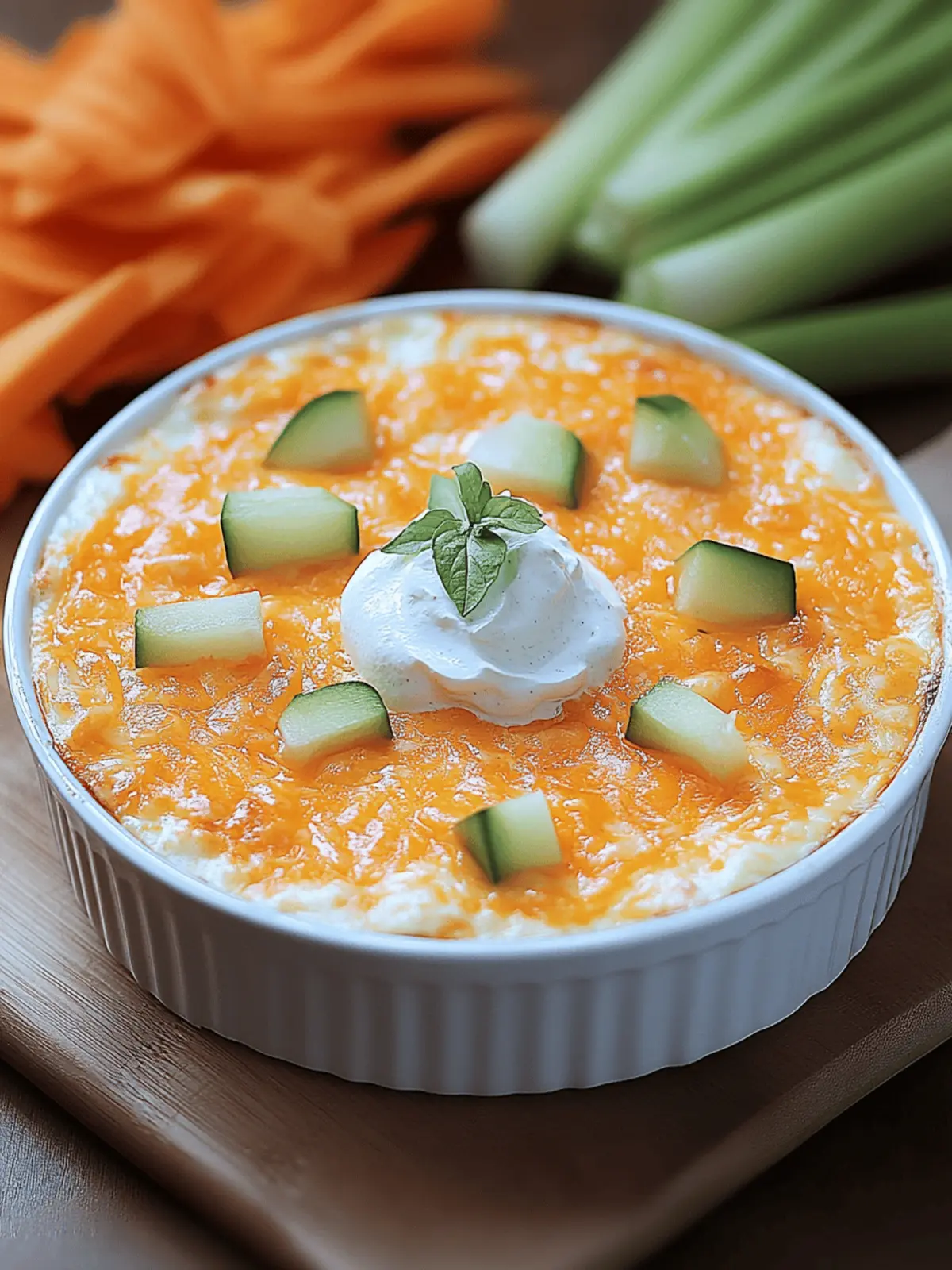 Hüttenkäse Buffalo Hähnchen Dip für jede Party 4 Hüttenkäse Buffalo Hähnchen Dip