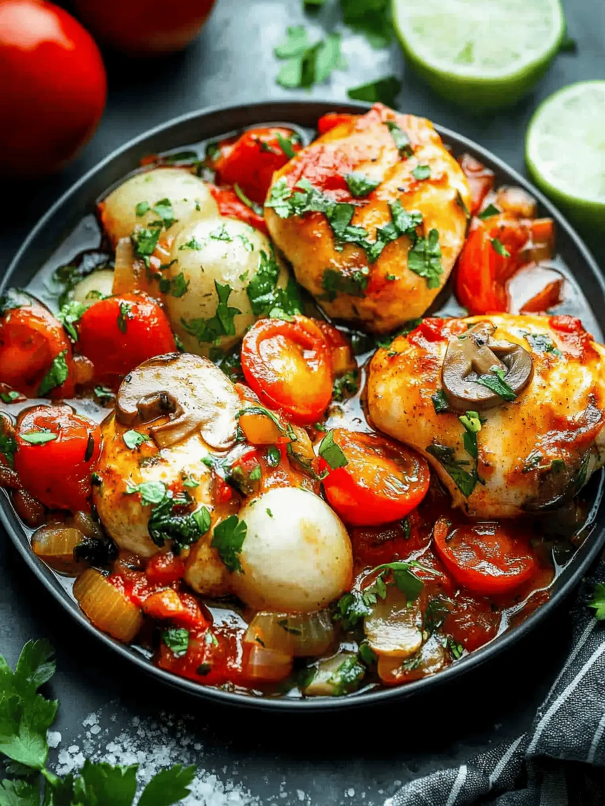 Crock Pot Hähnchen Cacciatore für Genussfans 3 Crock Pot Hähnchen Cacciatore