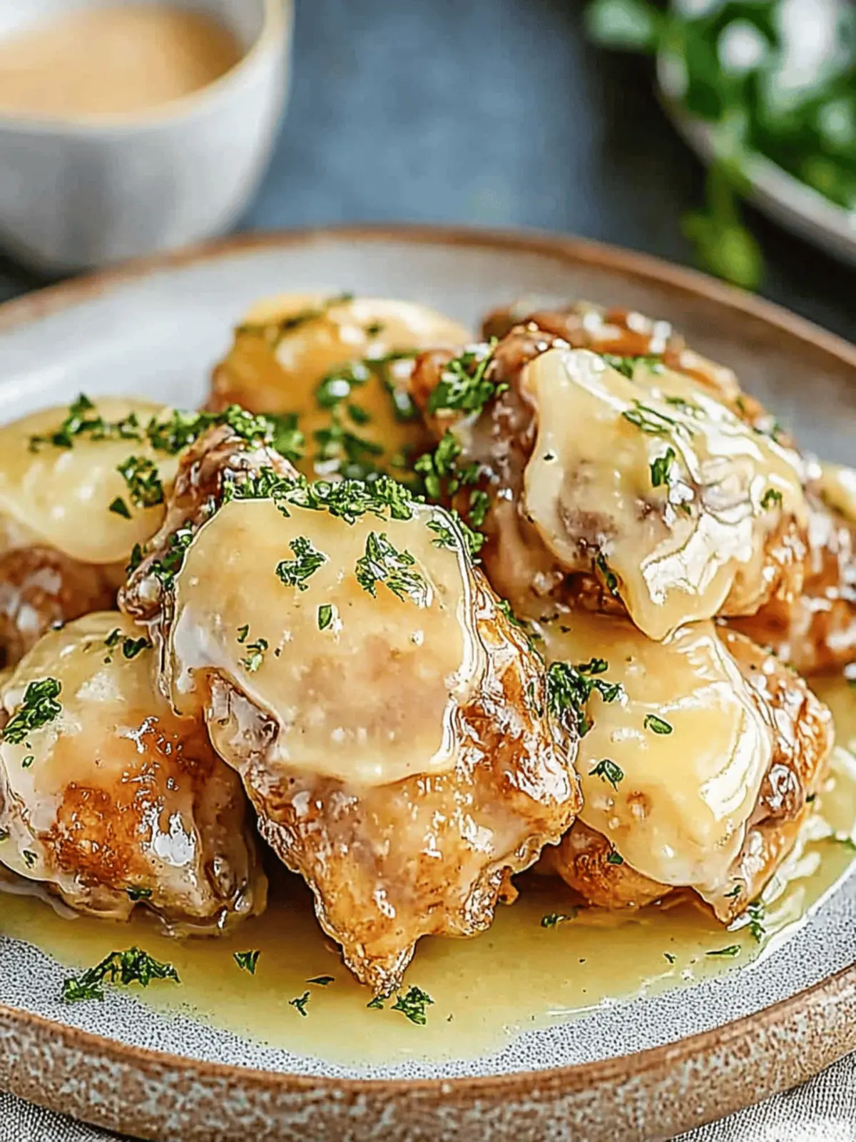 Hühnchen Valdostana mit cremiger Pilzsoße 2 Hühnchen Valdostana