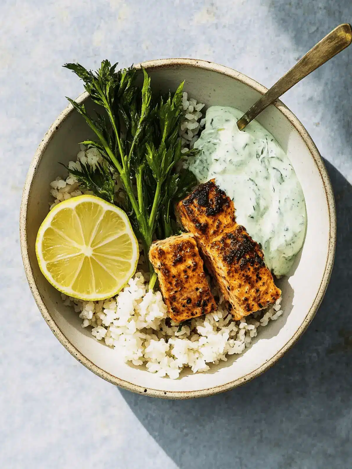 Krosse Kurkuma Lachs mit Joghurtsoße in 20 Minuten 2 Krosse Kurkuma Lachs