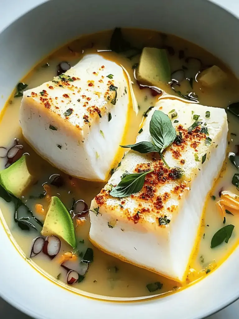 Cremige Kokos-Limetten-Fischsuppe mit duftenden Gewürzen