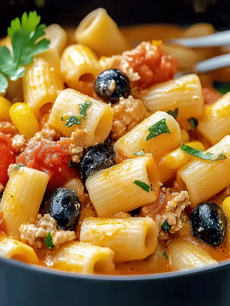 Irresistibles Ein-Topf Taco Pasta Rezept in 30 Minuten