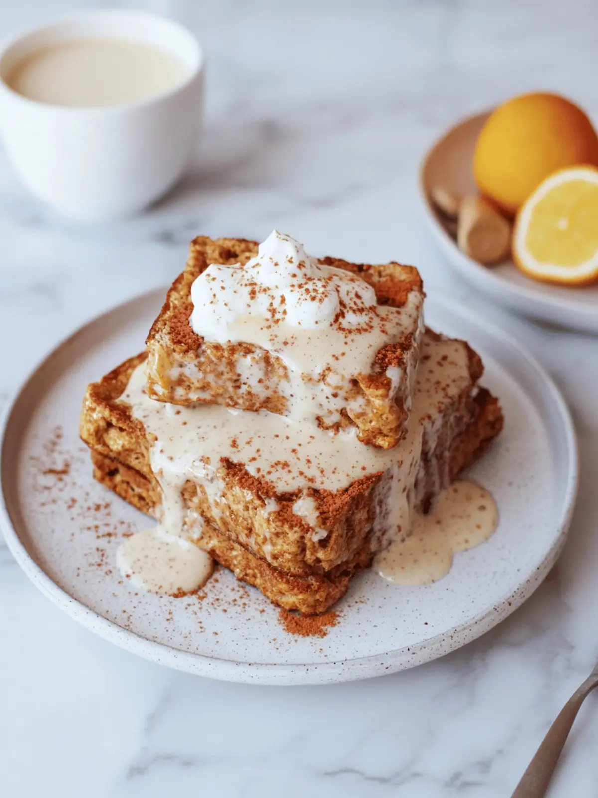 Kürbisgewürz French Toast mit glutenfreier Variante 3 Kürbisgewürz French Toast (glutenfreie Option)