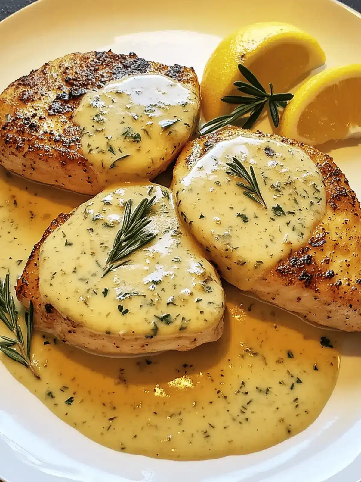 Cremige Dijon Rosmarin Hühnchen in 30 Minuten 4 Cremige Dijon Rosmarin Hühnchen