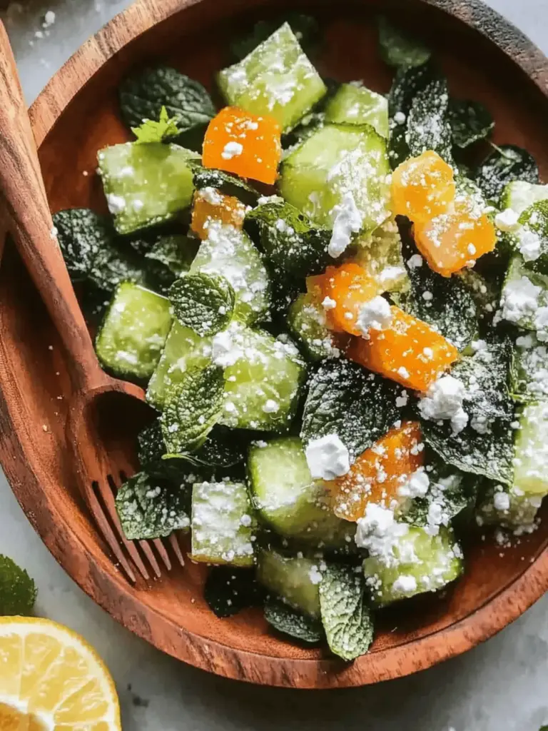 Z smashed Gurkensalat mit Feta