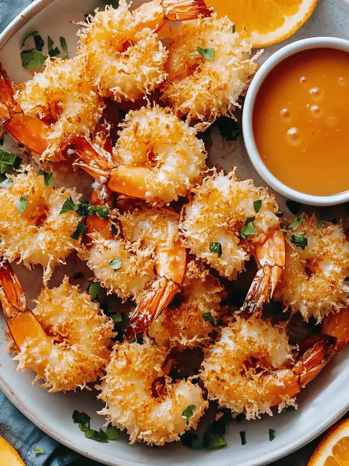 Gebratene Kokosnussgarnelen mit süßer Chilisauce genießen 4 Gebratene Kokosnussgarnelen mit süßer Chilisauce