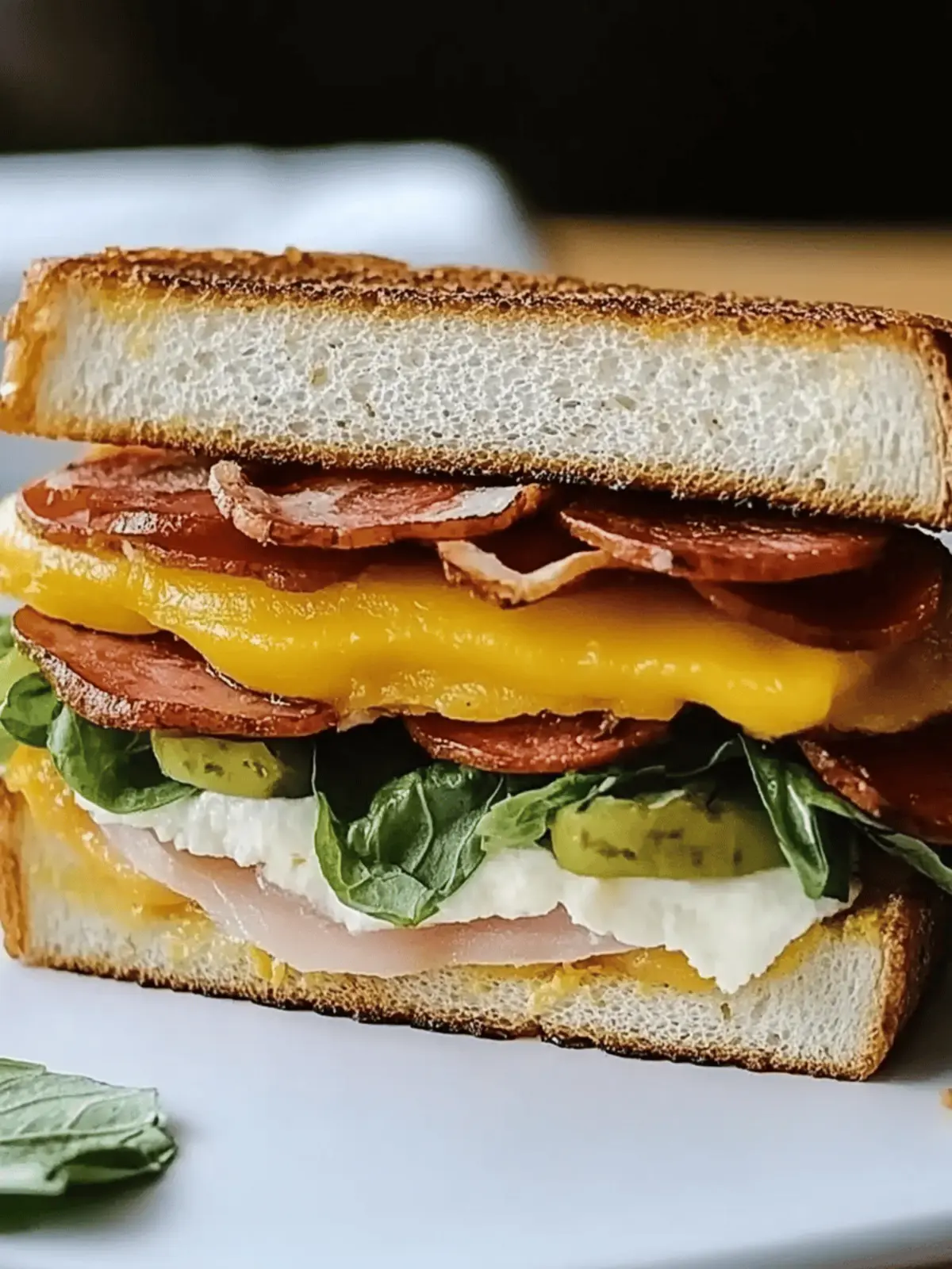 Frühstücksclub-Sandwich: Lecker und proteinreich 2 Frühstücksclub-Sandwich