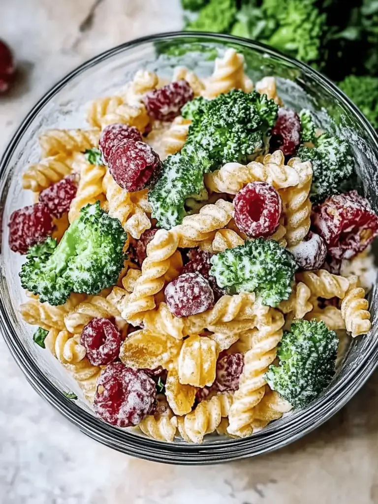 Beste cremige Speck Brokkoli Pasta Salat