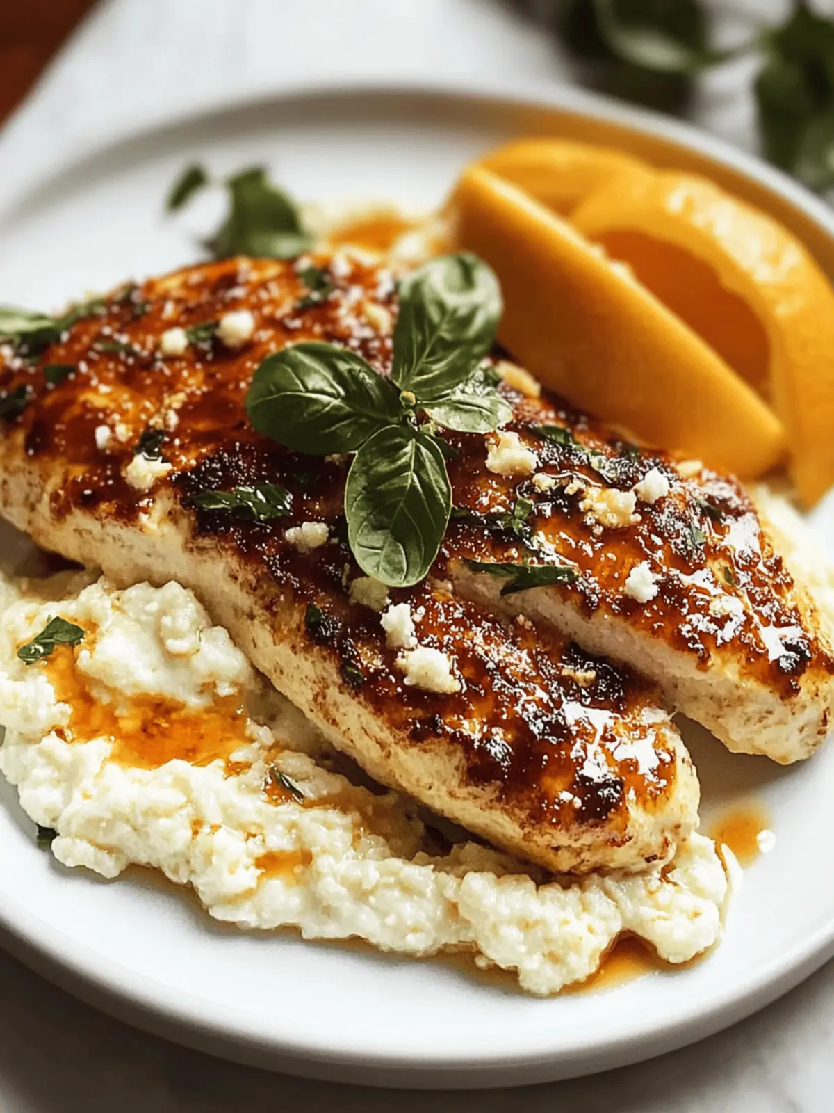 Scharfer Honiginfundierter Feta-Hühnchen Genuss 4 Scharfer Honiginfundierter Feta-Hühnchen