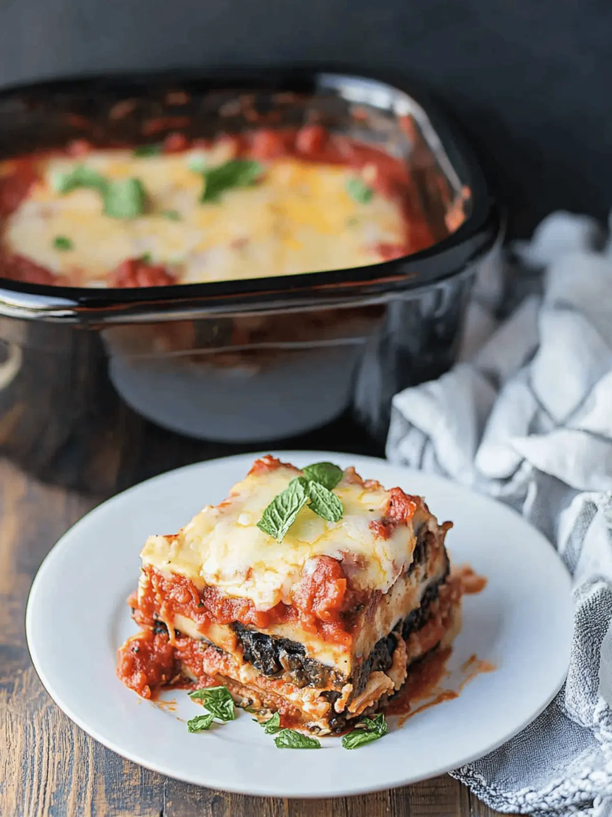 Butternut-Kürbis und Grünkohl Slow Cooker Lasagne ganz einfach 3 Butternut-Kürbis und Grünkohl Slow Cooker Lasagne