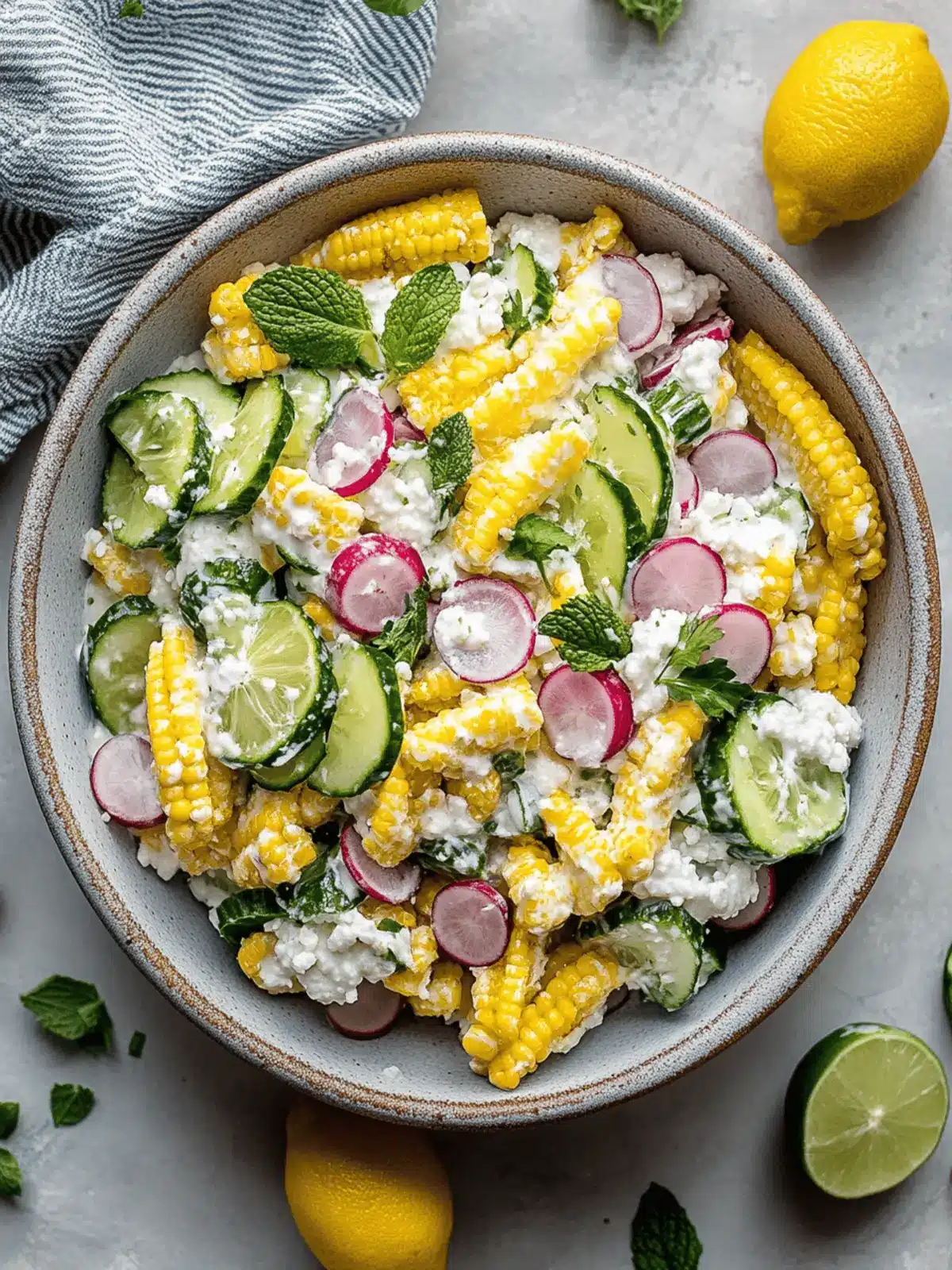 Street Corn Cremiger Gurkensalat für den Sommer 3 Street Corn Cremiger Gurkensalat: Eine frische, geröstete Freude