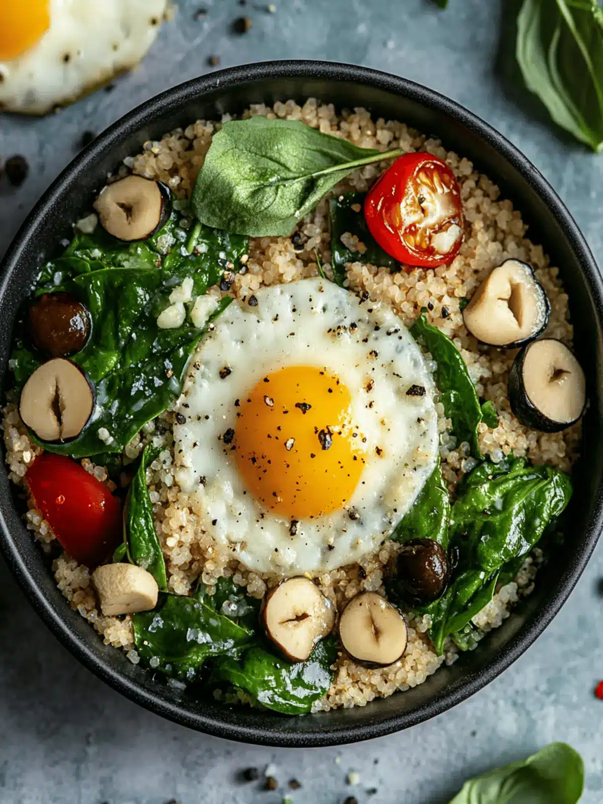 Herzhafter Quinoa Frühstück Pfanne für Energie am Morgen 2 Herzhafter Quinoa Frühstück Pfanne