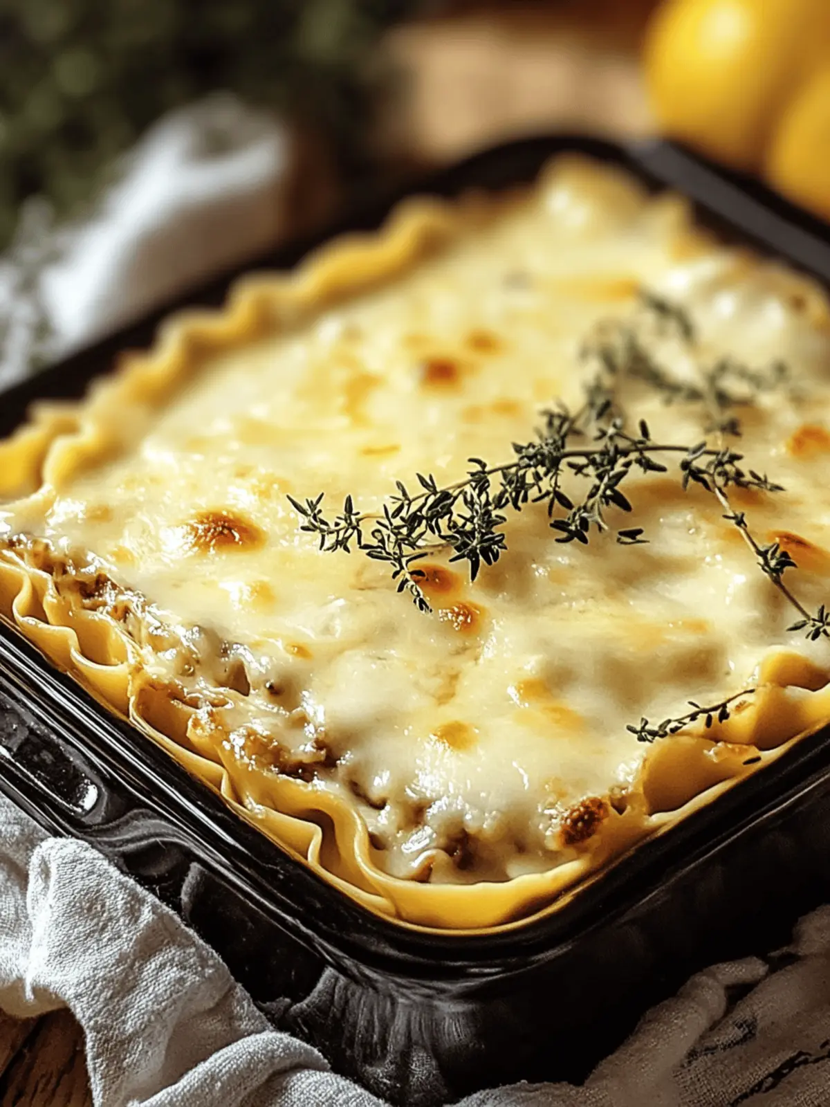 Lasagne mit Béchamelsauce für ein gemütliches Festmahl 4 Lasagne mit Béchamelsauce: Ein tröstlicher italienischer Klassiker