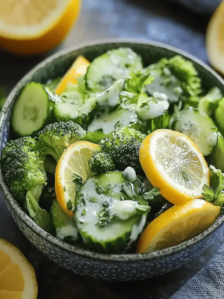 Brokkoli Gurkensalat