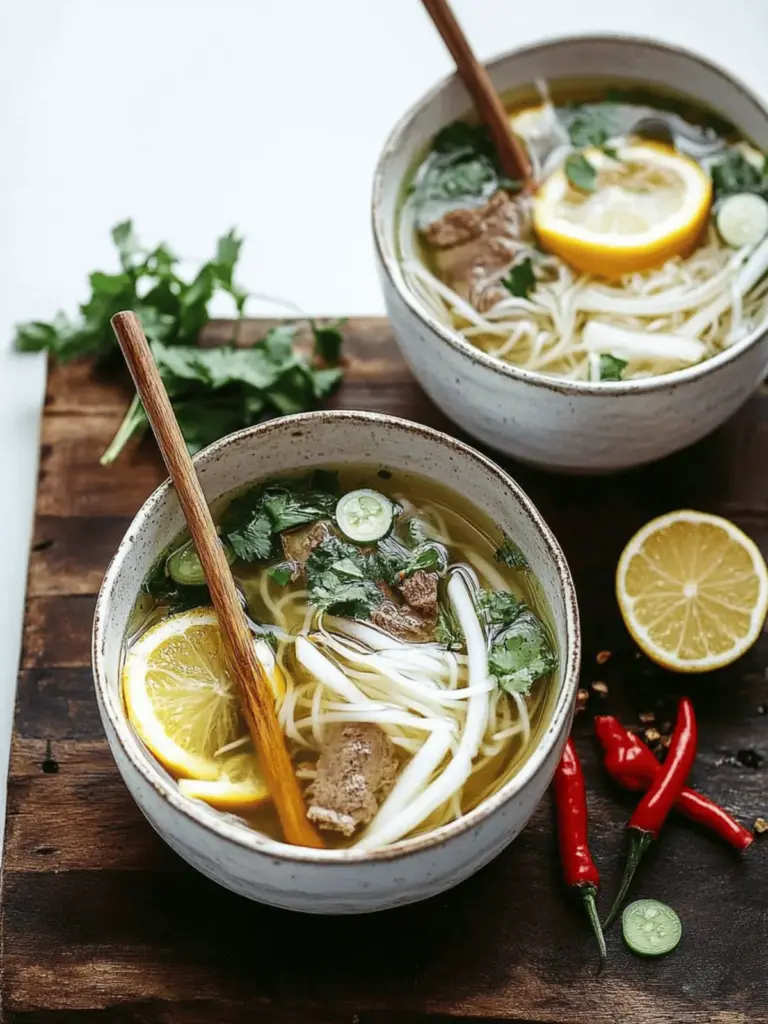 Crock Pot Rindfleisch Pho