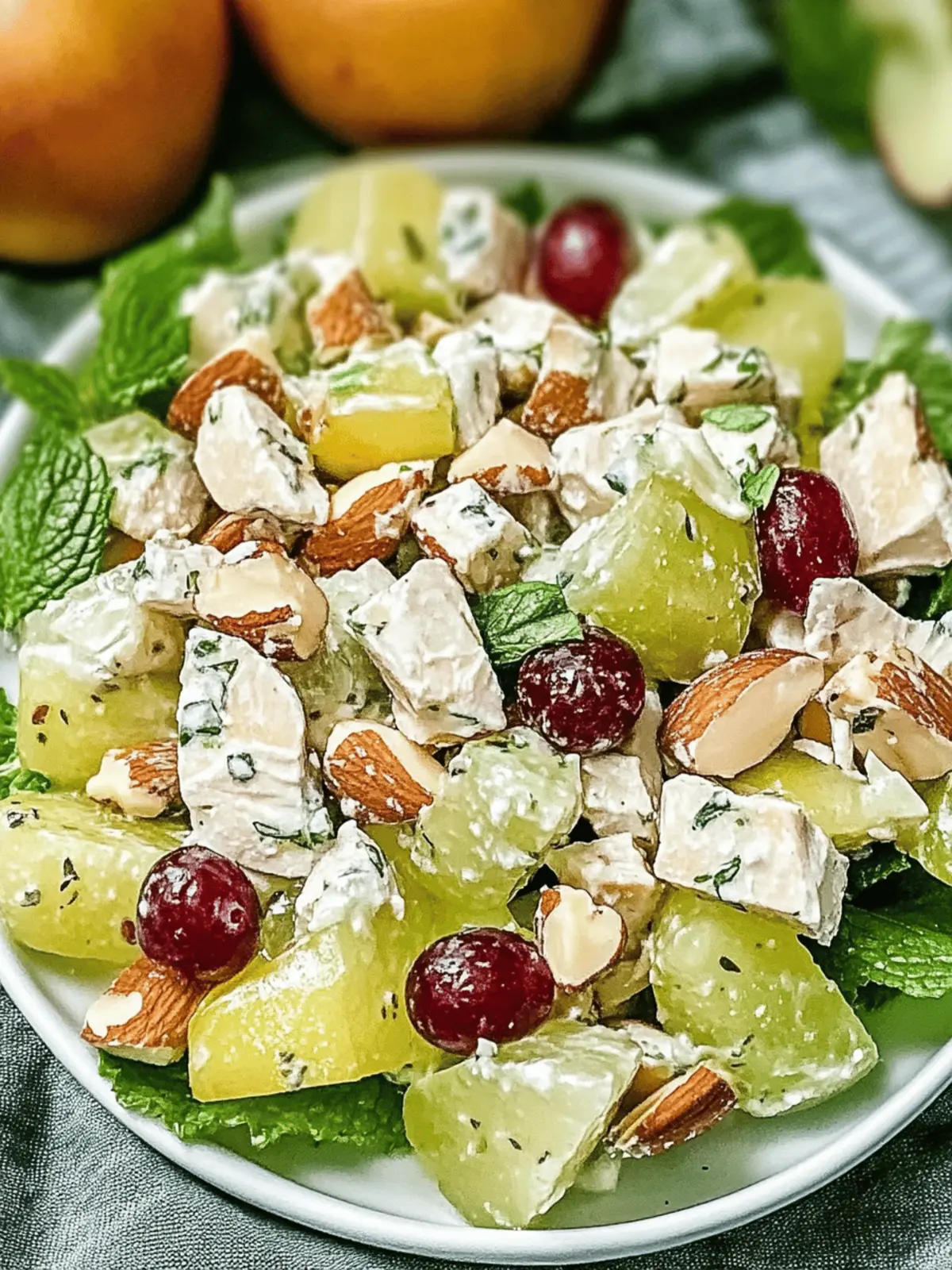 Leckere Hähnchen-Waldorf-Salat mit Joghurt-Twist 3 Leckere Hähnchen-Waldorf-Salat mit gesundem Joghurt-Twist