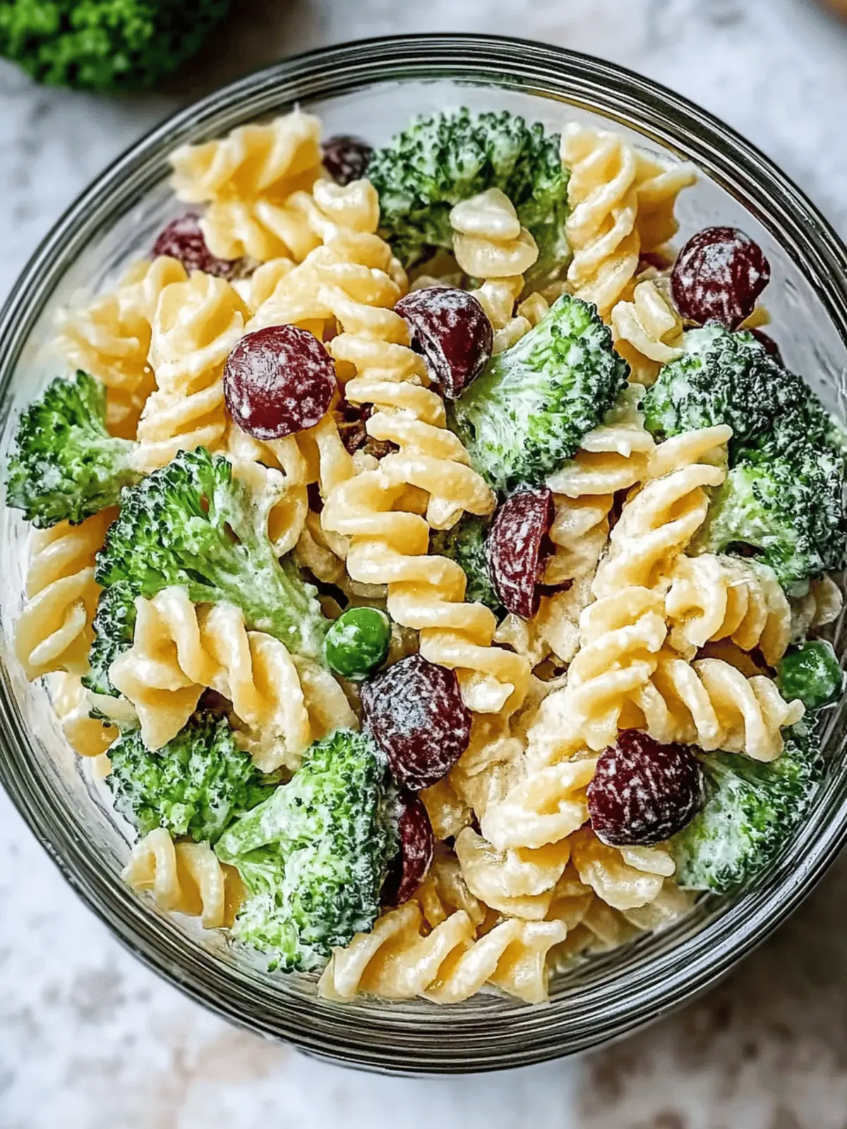 Beste cremige Speck Brokkoli Pasta Salat Rezept 2 Beste cremige Speck Brokkoli Pasta Salat
