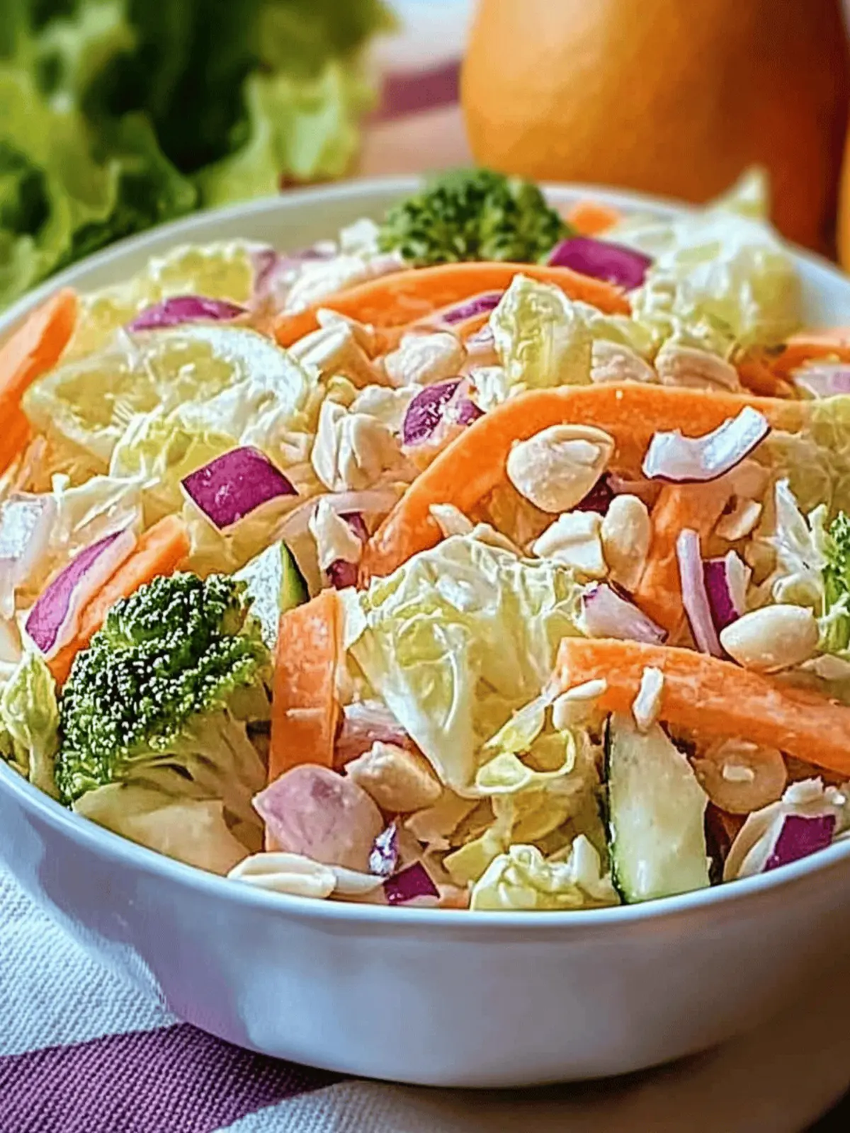 Oriental Ramen Brokkoli Krautsalat für den Sommer 4 Oriental Ramen Brokkoli Krautsalat