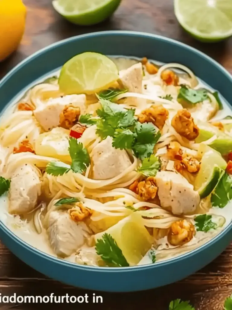 Mix Asiatischer Hähnchensalat mit knusprigen Nudeln