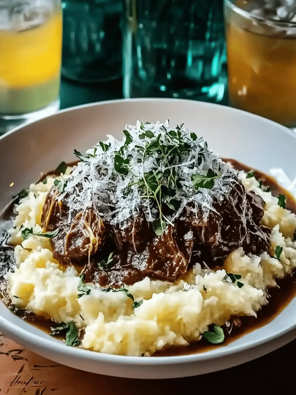 Schmortopf mit Parmesan-Kartoffelpüree für Gemütlichkeit 2 Schmortopf mit Parmesan-Kartoffelpüree