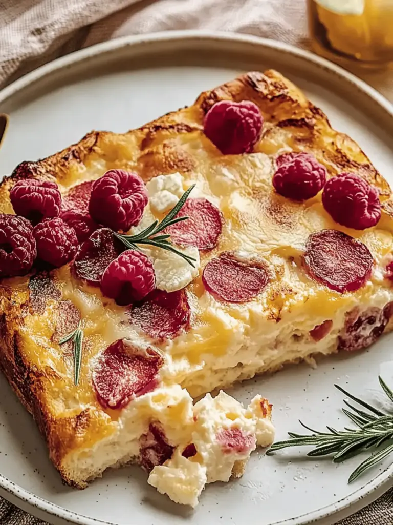 Einfache Übernachtung Monte Cristo Frühstücksauflauf