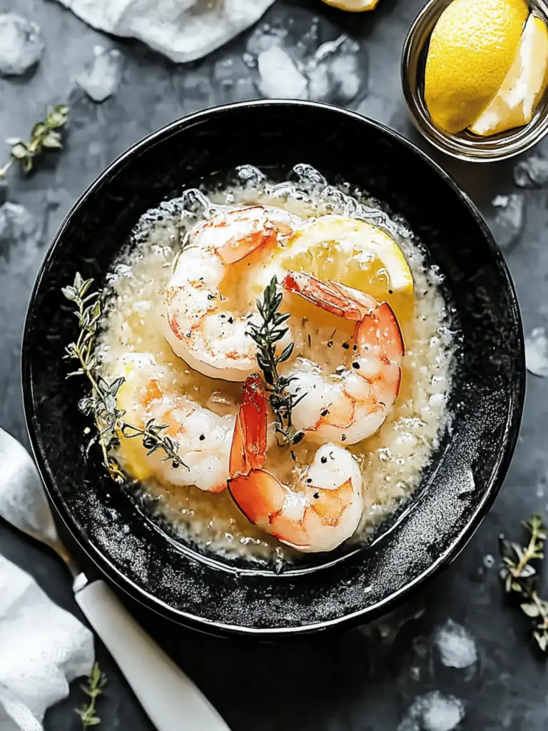 Verzaubern Sie Gäste mit Buttergebratenen Garnelen in Prosecco in 35 Minuten