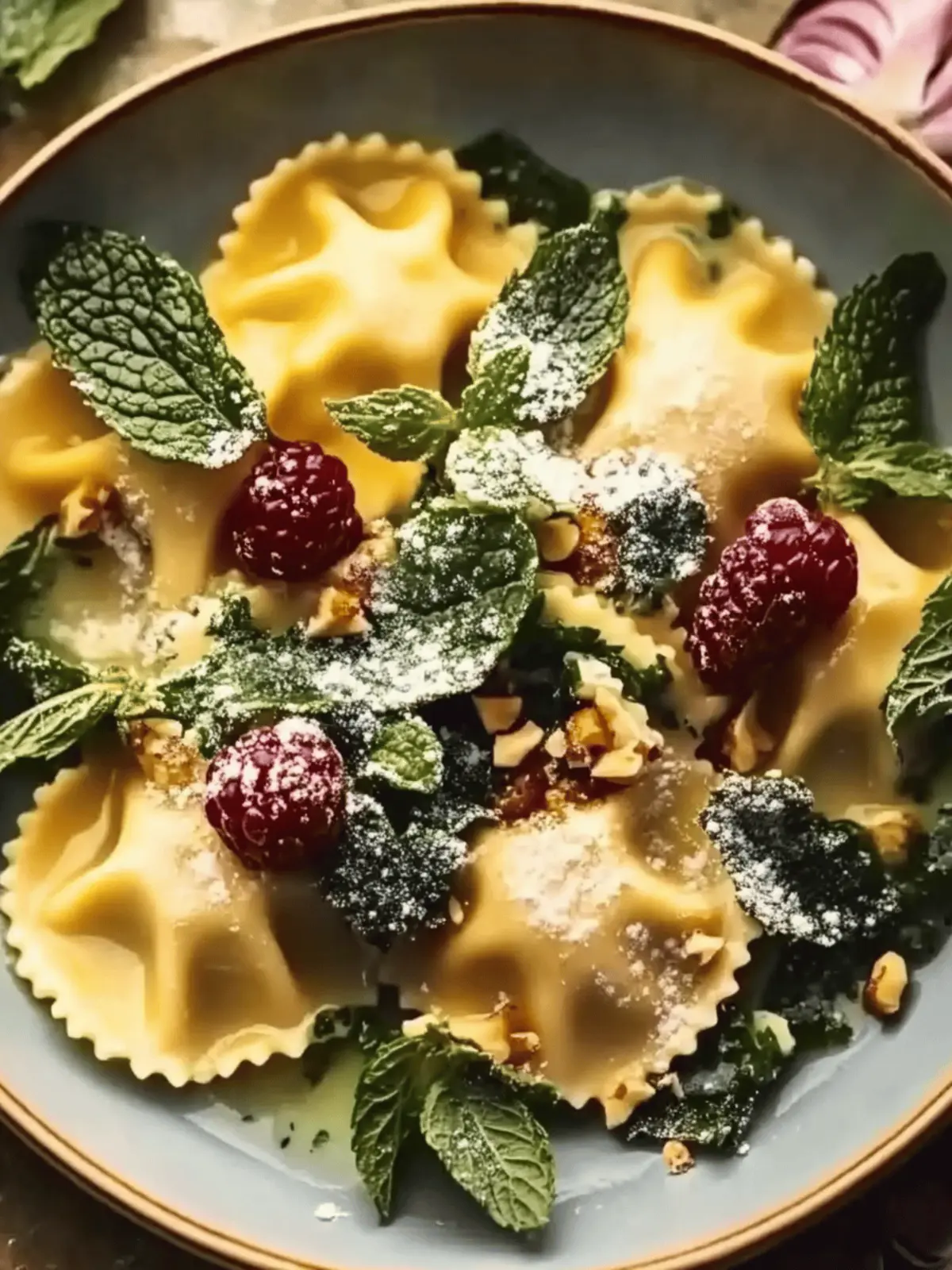 Butternut-Kürbis-Ravioli mit Salbeibuttersoße 4 Butternut-Kürbis-Ravioli mit Salbeibuttersoße: Ein unglaubliches ultimatives Rezept