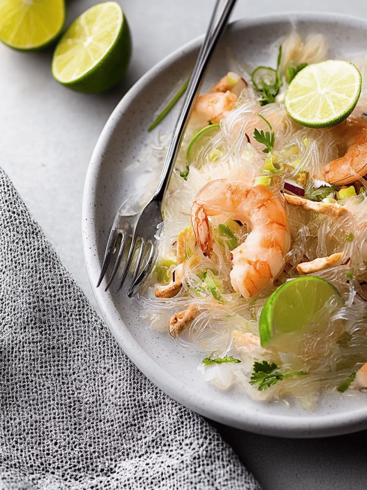 Yum Woon Sen: Frischer thailändischer Glasnudelsalat 5 Yum Woon Sen (thailändischer Glasnudelsalat)