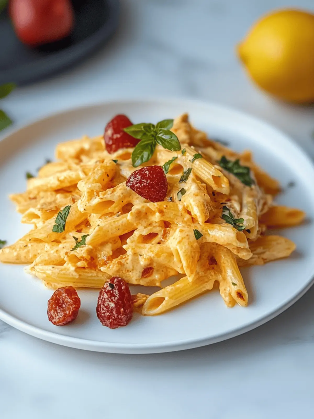 Buffalo-Hühnchen-Pasta: Cremig und Würzig für dich! 4 Buffalo-Hühnchen-Pasta