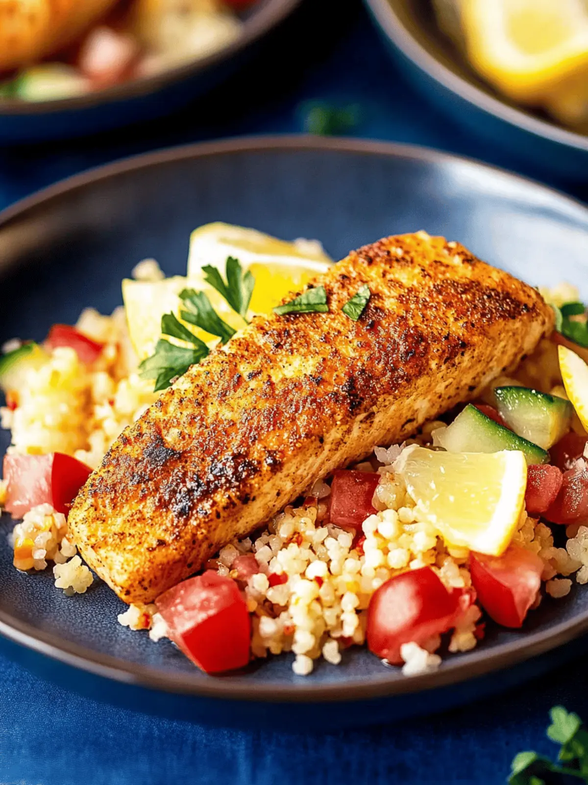 Marokkanischer Lachs in 25 Minuten zubereiten 3 Marokkanischer Lachs