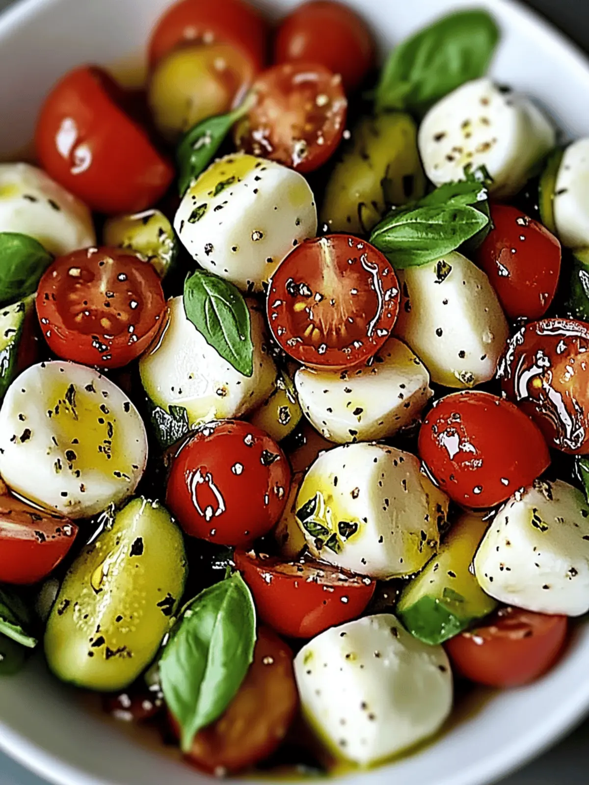 Gurken Mozzarella Salat in 15 Minuten genießen 3 Gurken Mozzarella Salat