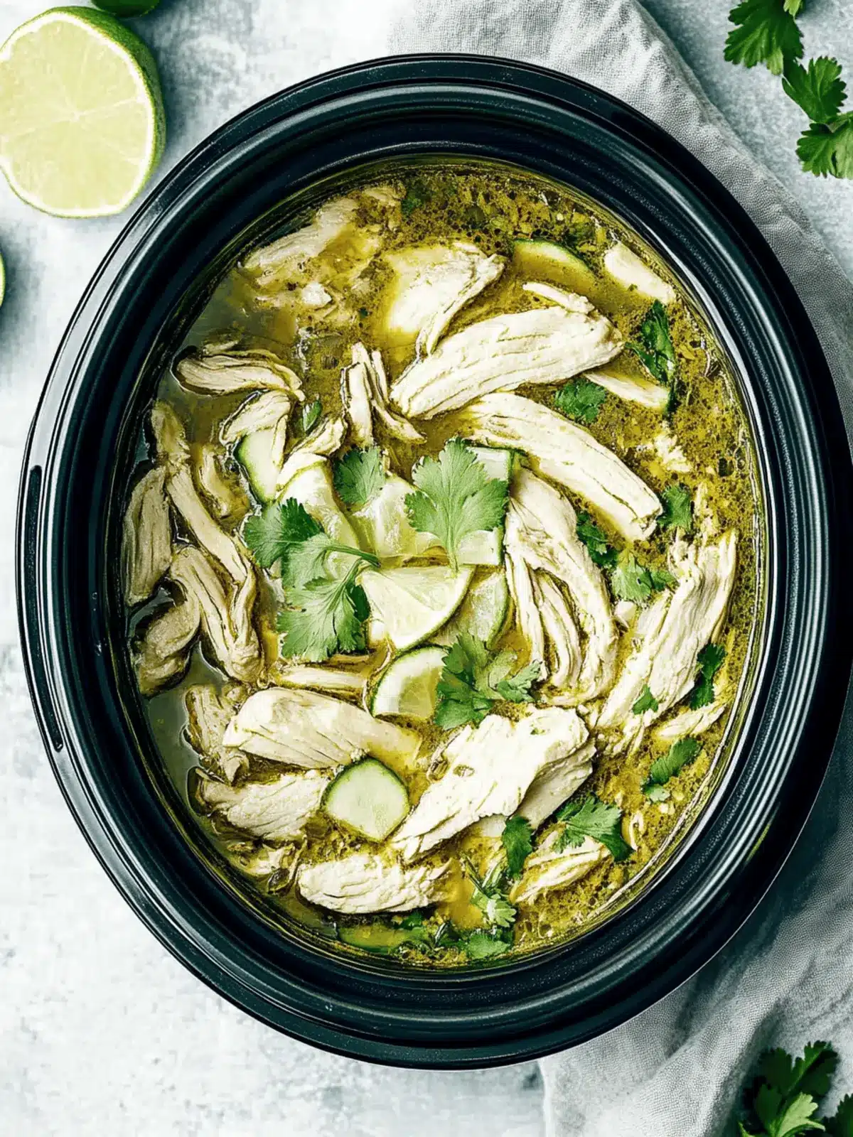 Crockpot Salsa Verde Hähnchen – Einfach, Lecker, Saftig 4 Crockpot Salsa Verde Hähnchen