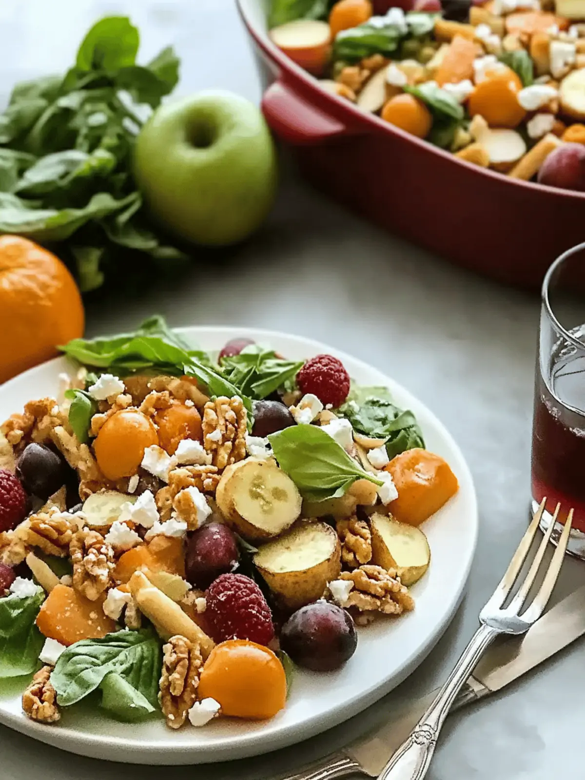 Herbst-Pasta-Salat mit Butternut-Kürbis