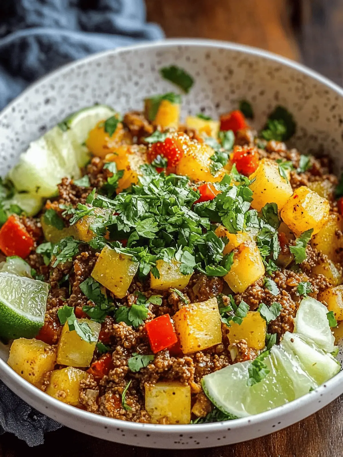 Mexikanisches Rinderhackfleisch und Kartoffel-Pfanne für Eilige 2 Mexikanisches Rinderhackfleisch und Kartoffel-Pfanne