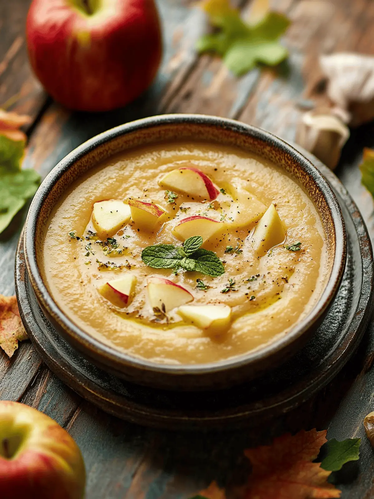 Süß‑Herzhafter gerösteter Pastinaken‑ und Apfelsuppe: Herbstgenuss 3 Süß‑Herzhafter gerösteter Pastinaken‑ und Apfelsuppe