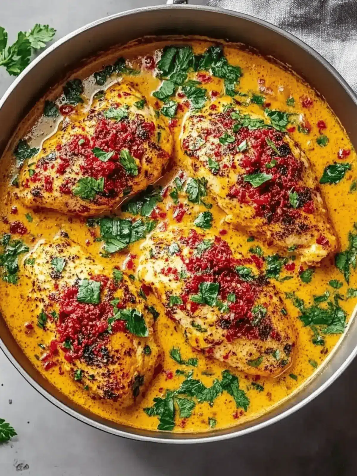 Geröstete Paprika Pfannerhähnchen Rezept für Genießer 3 Geröstete Paprika Pfannerhähnchen Rezept