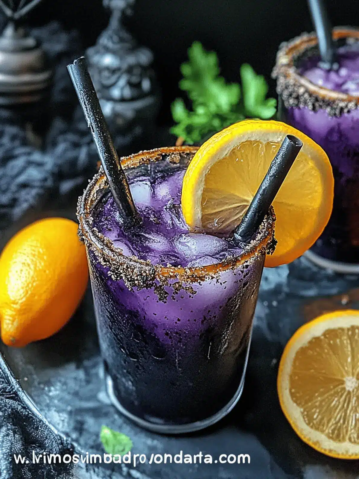 Hexenbrühe Limonade für eine gruselige Halloween-Party 2 Hexenbrühe Limonade