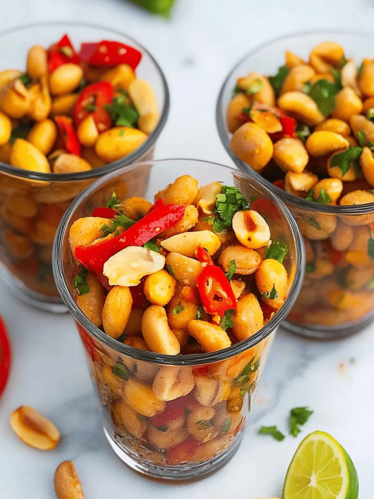 Erdnuss-Chaat: Schneller indischer Erdnusssalat 4 Erdnuss-Chaat (Indischer Erdnusssalat)