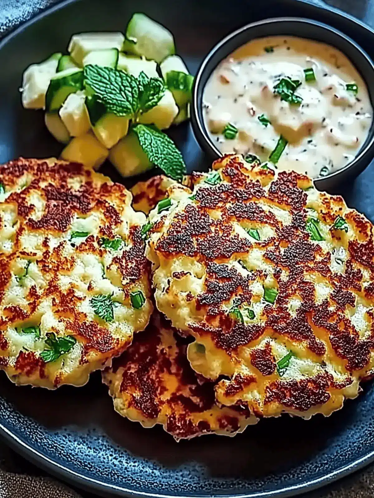 Hühnchen Zucchini Puffern: Gesund und Lecker 2 Hühnchen Zucchini Puffern