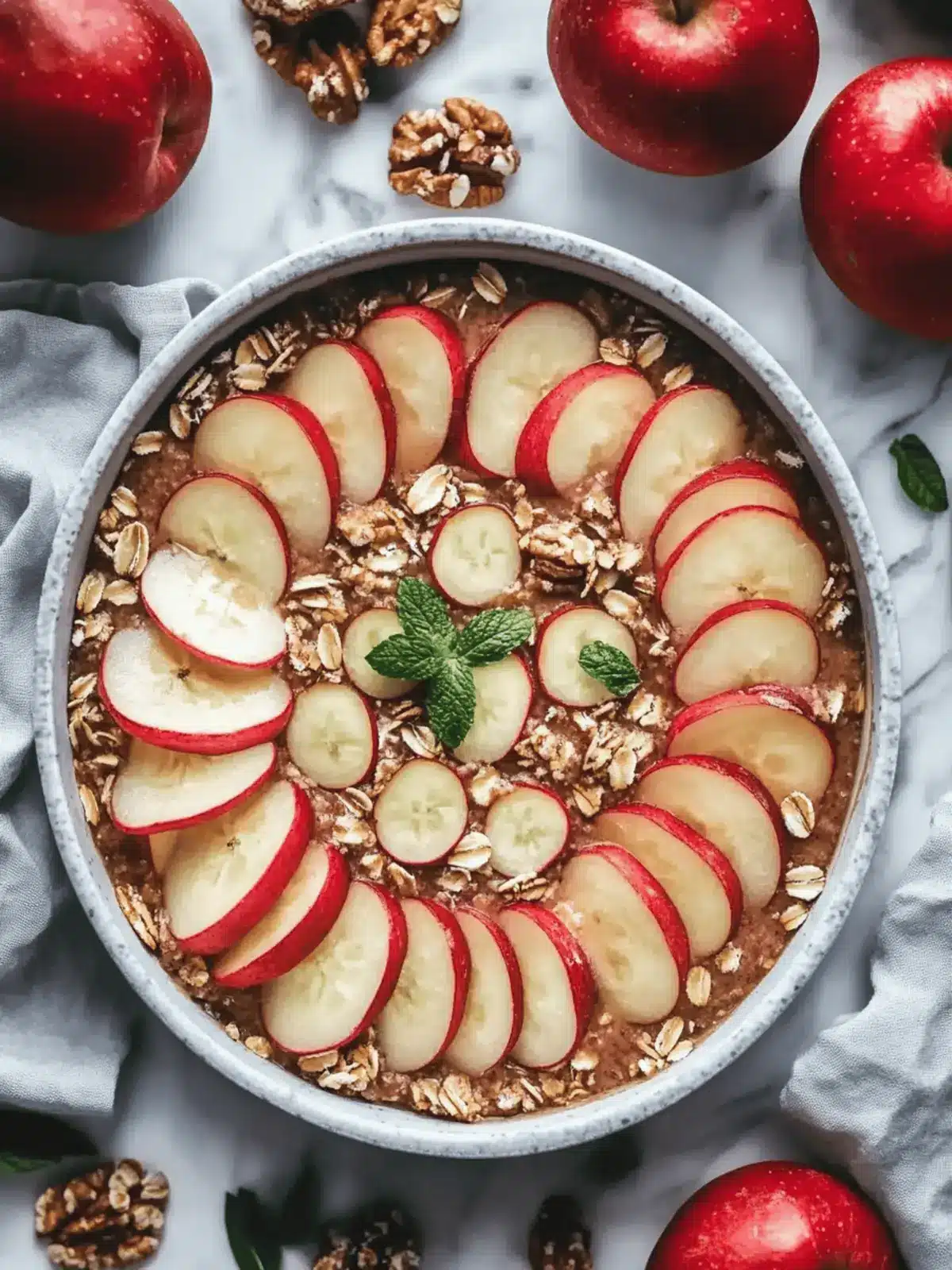 Apfel-Zimt-Haferflocken-Backen