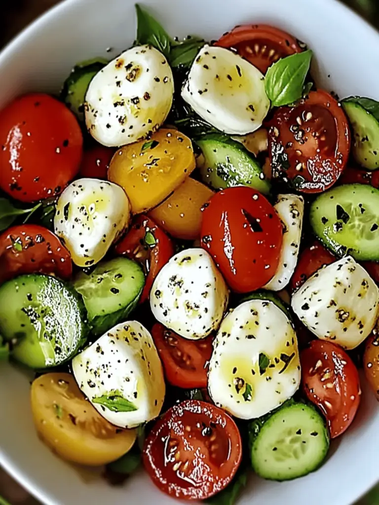 Gurken Mozzarella Salat