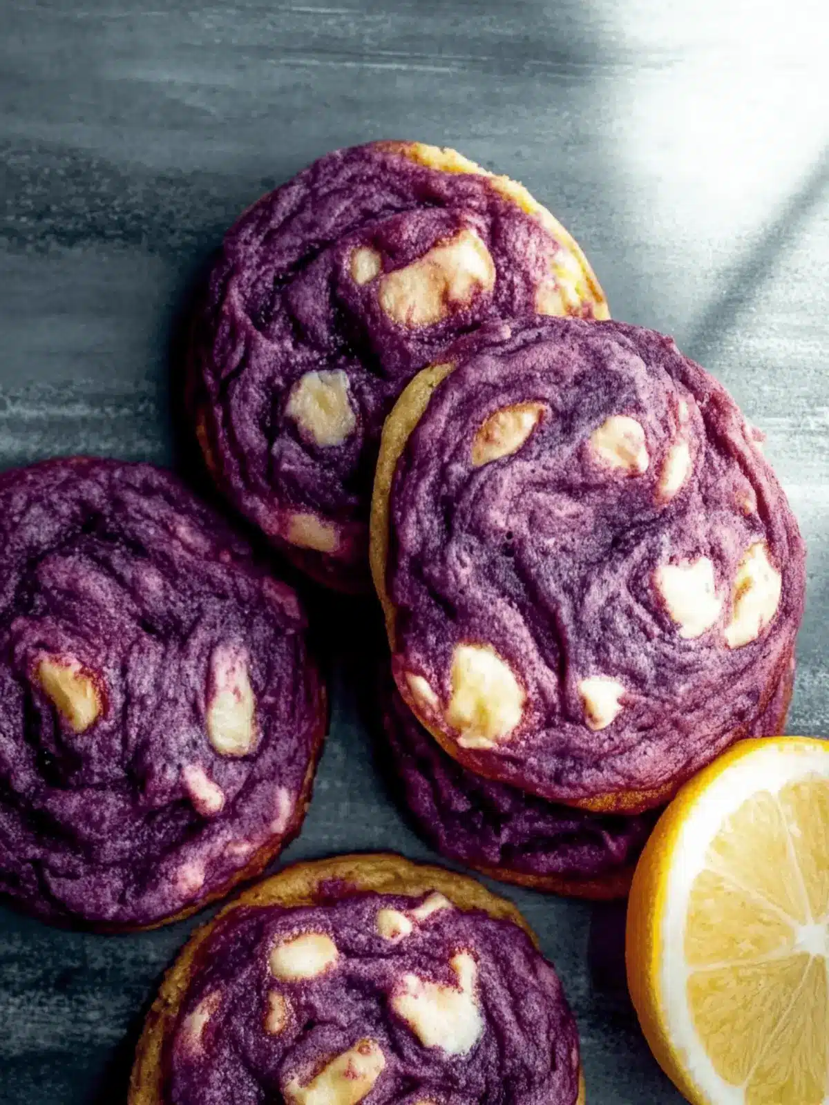 Braune Butter Weiße Schokolade Ube Kekse Leckerbisschen 4 Braune Butter Weiße Schokolade Ube Kekse