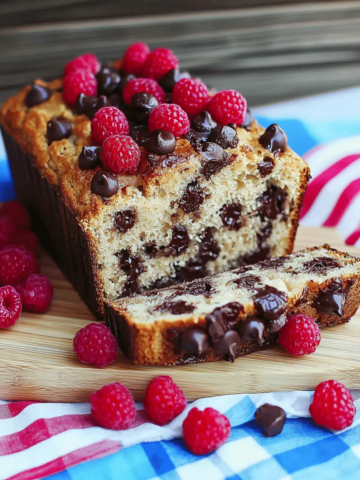 Himbeer Dunkle Schokolade Bananenbrot selber machen 4 Himbeer Dunkle Schokolade Bananenbrot