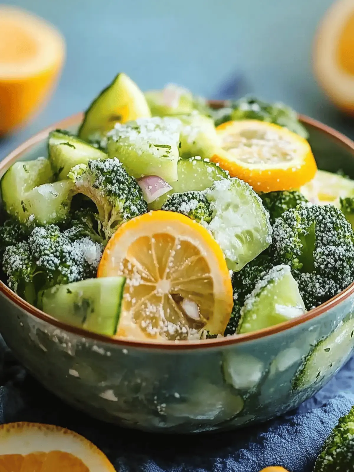 Brokkoli Gurkensalat für eine gesunde Erfrischung 2 Brokkoli Gurkensalat